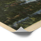 Uitzicht van het meer van Gregory en San Bernardin Poster (Hoek)