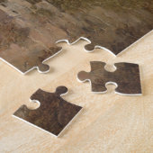 Uitzicht van het meer van Nemi op Sunset Legpuzzel (Zijkant)
