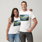 Uitzicht van het meer van Pontoosuc T-shirt (Unisex)