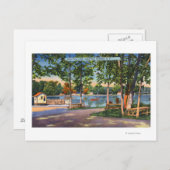 Uitzicht van het meer van Saratoga Briefkaart (Voorkant / Achterkant)