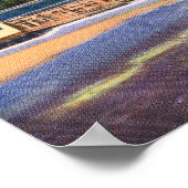 Uitzicht van het meer van Saratoga Poster (Hoek)