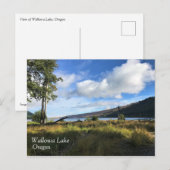 Uitzicht van het meer van Wallowa, Oregon Briefkaart (Voorkant / Achterkant)
