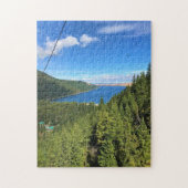 Uitzicht van het meer van Wallowa, Oregon Legpuzzel (Verticaal)