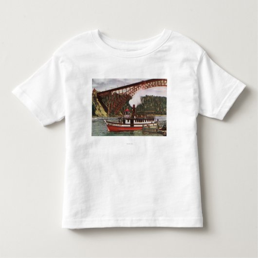 Uitzicht van het meisje van het misste ledige acht kinder shirts (Voorkant)
