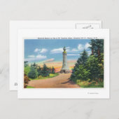 Uitzicht van het Memorial Beacon Briefkaart (Voorkant / Achterkant)