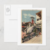 Uitzicht van het Mission Inn & Oriental Court Briefkaart (Voorkant / Achterkant)