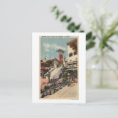 Uitzicht van het Mission Inn & Oriental Court Briefkaart (Staand voorkant)