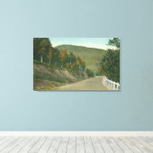 Uitzicht van het Mohikaanse spoor Canvas Afdruk (Insitu (Houten vloer))