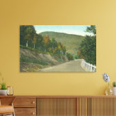 Uitzicht van het Mohikaanse spoor Canvas Afdruk (Insitu (Woonkamer))