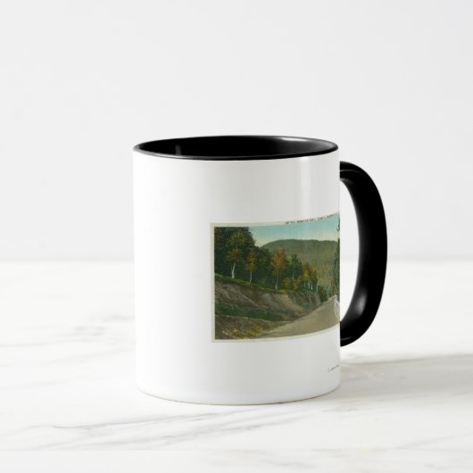 Uitzicht van het Mohikaanse spoor Mok (Voorkant rechts)