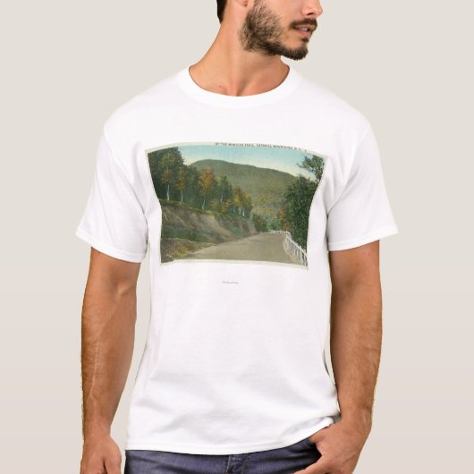 Uitzicht van het Mohikaanse spoor T-shirt (Voorkant)