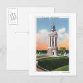 Uitzicht van het Monument voor de Champlap Briefkaart (Voorkant / Achterkant)