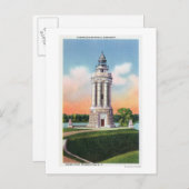 Uitzicht van het Monument voor de Champlap Briefkaart (Voorkant / Achterkant)