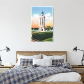Uitzicht van het Monument voor de Champlap Canvas Afdruk (Insitu (Slaapkamer))