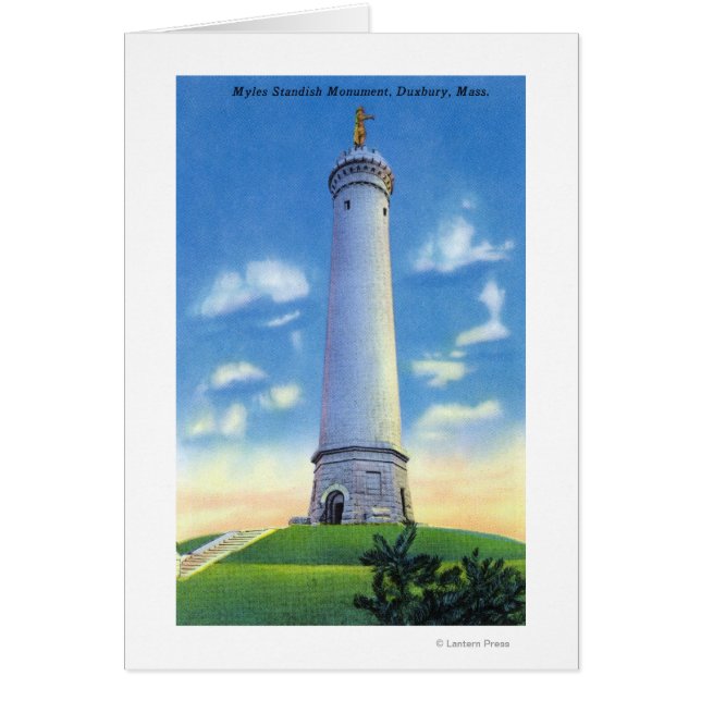 Uitzicht van het Myles Standish-monument (Voorkant)