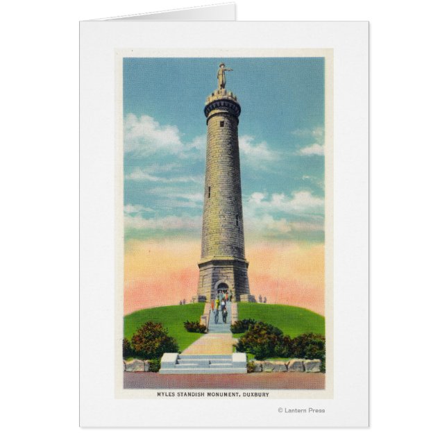 Uitzicht van het Myles Standish-monument # 2 (Voorkant)