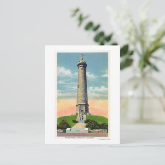 Uitzicht van het Myles Standish-monument # 2 Briefkaart (Staand voorkant)