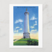 Uitzicht van het Myles Standish-monument Briefkaart (Voorkant)