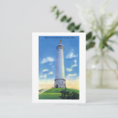 Uitzicht van het Myles Standish-monument Briefkaart (Staand voorkant)