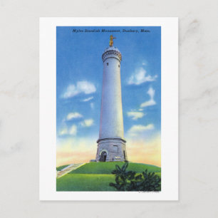 Uitzicht van het Myles Standish-monument Briefkaart