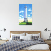 Uitzicht van het Myles Standish-monument Canvas Afdruk (Insitu (Slaapkamer))