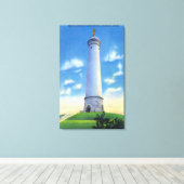 Uitzicht van het Myles Standish-monument Canvas Afdruk (Insitu (Houten vloer))