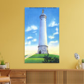 Uitzicht van het Myles Standish-monument Canvas Afdruk (Insitu (Woonkamer))