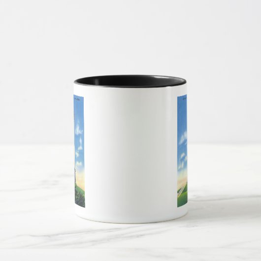 Uitzicht van het Myles Standish-monument Mok (Midden)