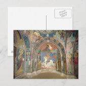 Uitzicht van het narthex, 1332-3 briefkaart (Voorkant / Achterkant)