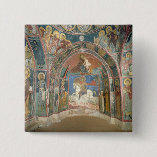 Uitzicht van het narthex, 1332-3 vierkante button 5,1 cm