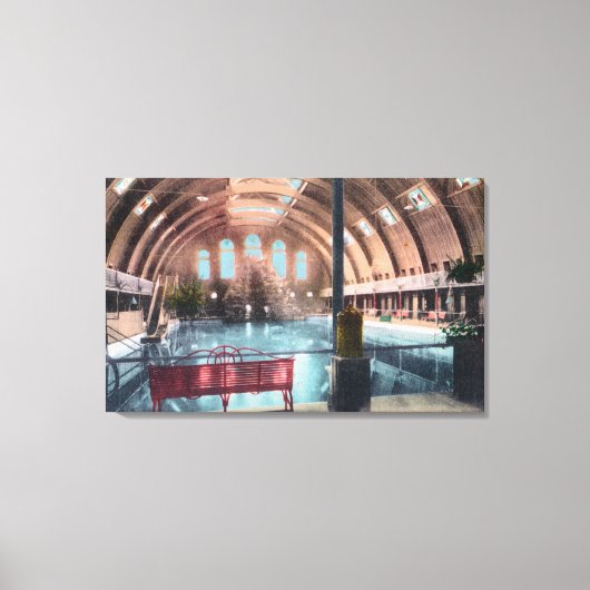 Uitzicht van het NatatoriumBoise, ID Canvas Afdruk (Voorkant)