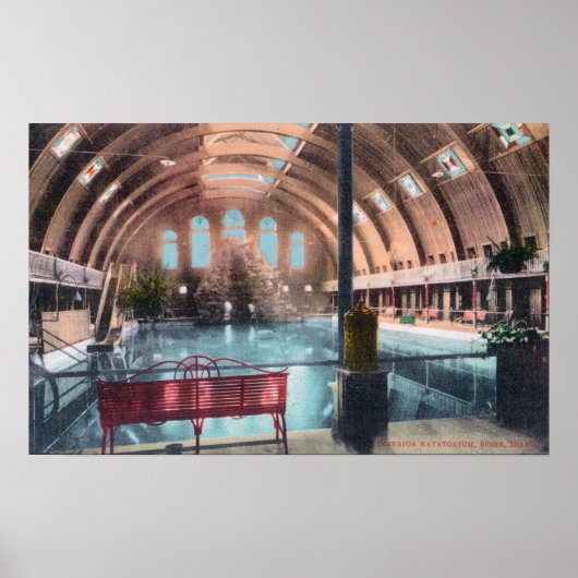 Uitzicht van het NatatoriumBoise, ID Poster (Voorkant)