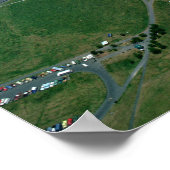 Uitzicht van het Nationaal Mall Poster (Hoek)