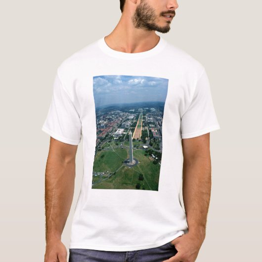 Uitzicht van het Nationaal Mall T-shirt (Voorkant)