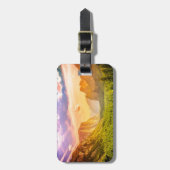 Uitzicht van het Nationaal Park Yosemite Bagagelabel (Voorkant verticaal)