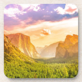 Uitzicht van het Nationaal Park Yosemite Bier Onderzetter (Voorkant)