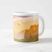 Uitzicht van het Nationaal Park Yosemite Grote Koffiekop (Voorkant rechts)