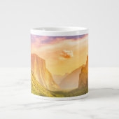 Uitzicht van het Nationaal Park Yosemite Grote Koffiekop (Voorkant)