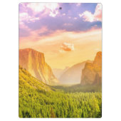 Uitzicht van het Nationaal Park Yosemite Klembord (Achterkant)