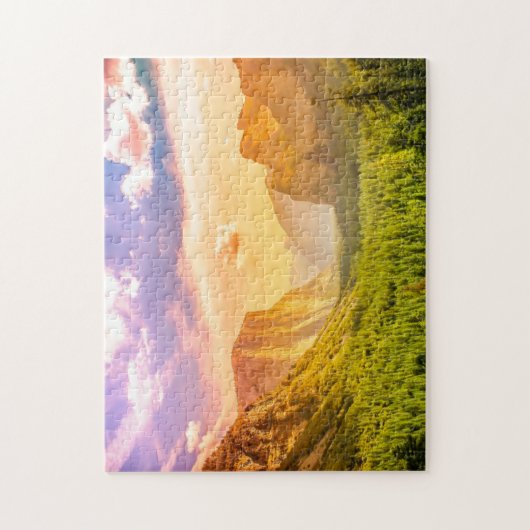 Uitzicht van het Nationaal Park Yosemite Legpuzzel (Verticaal)