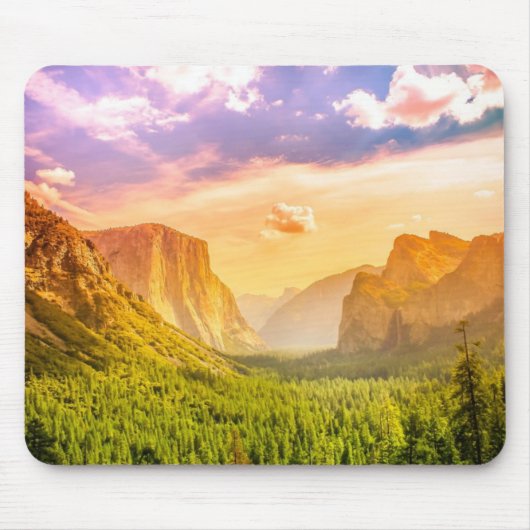 Uitzicht van het Nationaal Park Yosemite Muismat (Voorkant)