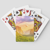 Uitzicht van het Nationaal Park Yosemite Speelkaarten (Achterkant)