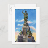 Uitzicht van het Nat'l Monument voor Amerikaanse v Briefkaart (Voorkant / Achterkant)