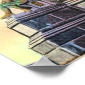 Uitzicht van het Nat'l Monument voor Amerikaanse v Poster (Hoek)