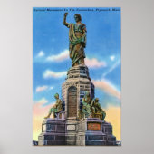 Uitzicht van het Nat'l Monument voor Amerikaanse v Poster (Voorkant)