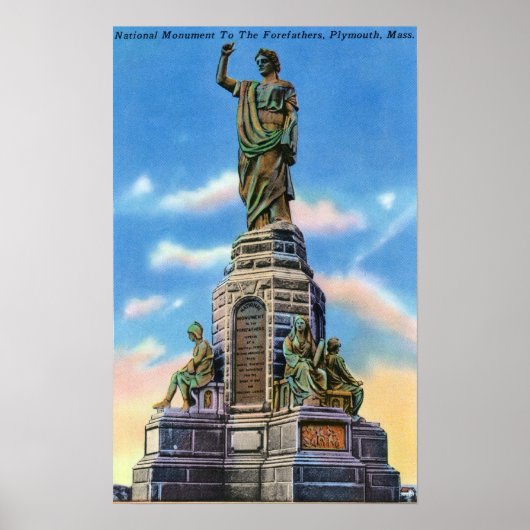 Uitzicht van het Nat'l Monument voor Amerikaanse v Poster (Voorkant)