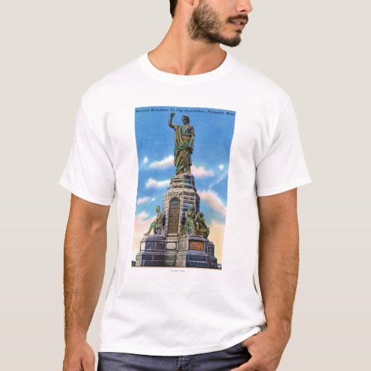 Uitzicht van het Nat'l Monument voor Amerikaanse v T-shirt (Voorkant)