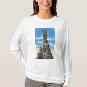 Uitzicht van het Nat'l Monument voor Amerikaanse v T-shirt