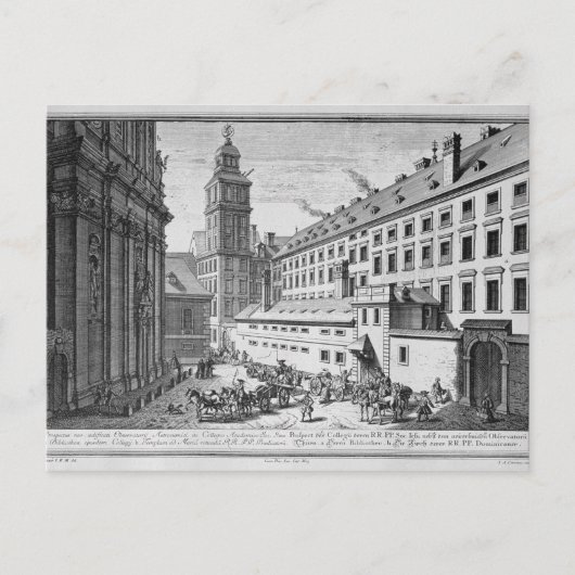 Uitzicht van het nieuwe waarnemingscentrum in de j briefkaart (Voorkant)