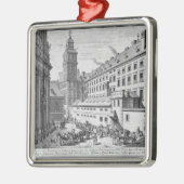 Uitzicht van het nieuwe waarnemingscentrum in de j metalen ornament (Links)